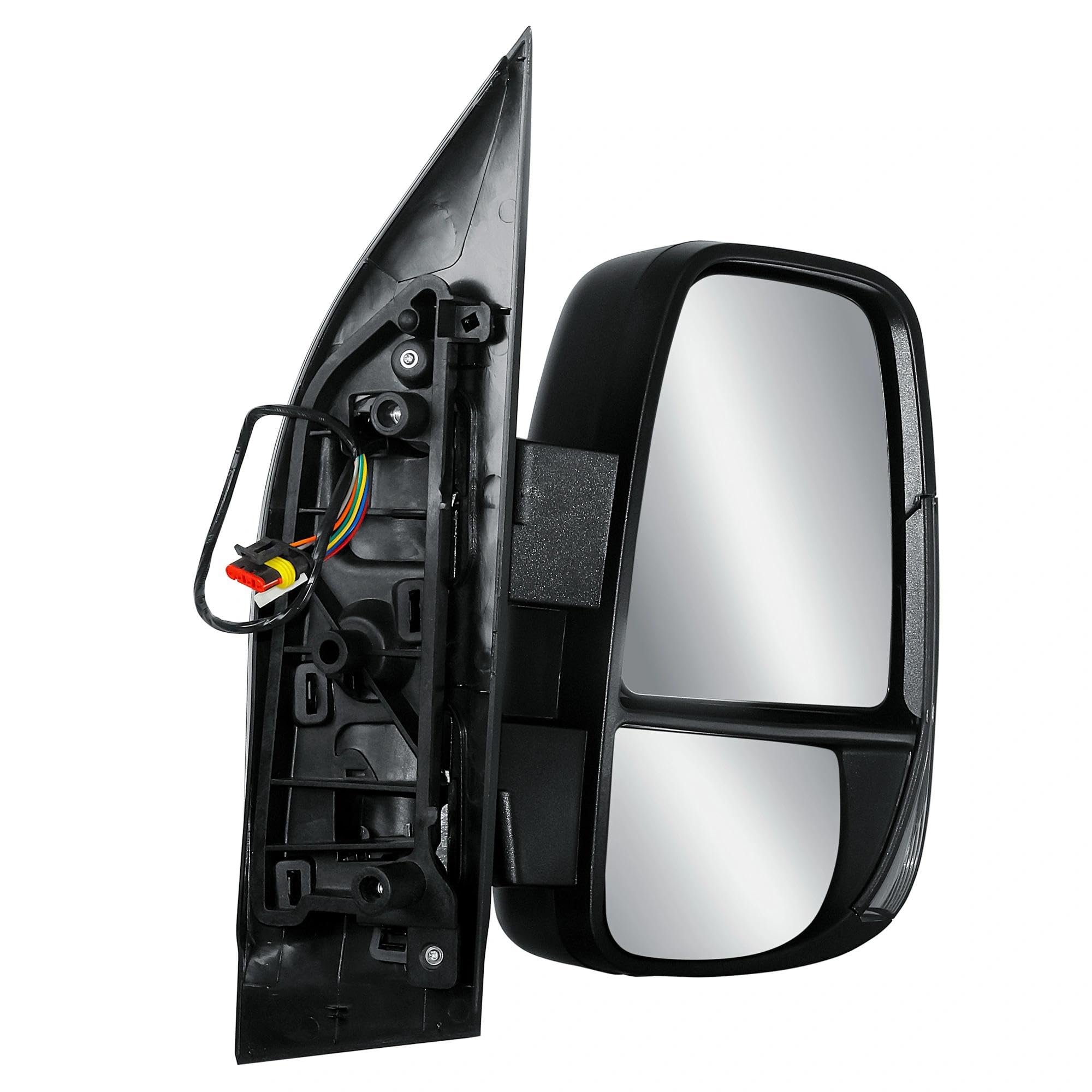 Rétroviseur extérieur gris droit côté passager, électrique et chauffant avec clignotant, pour IVECO Daily LKW 2014-2024