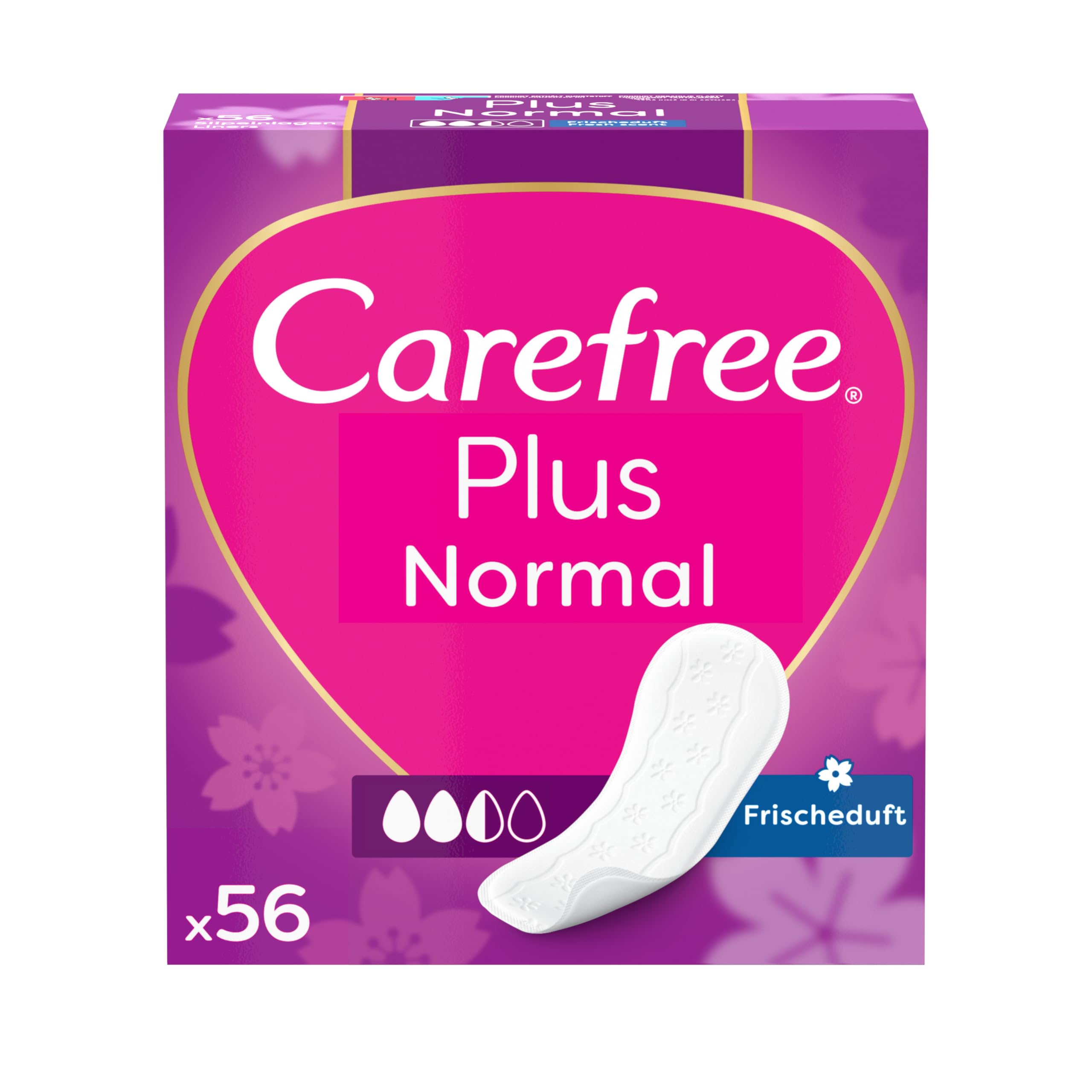  "Ombretto labbra super assorbente Carefree Plus 5×56 pacchetto profumo fresco"
| "Linere labbra super assorbente Carefr