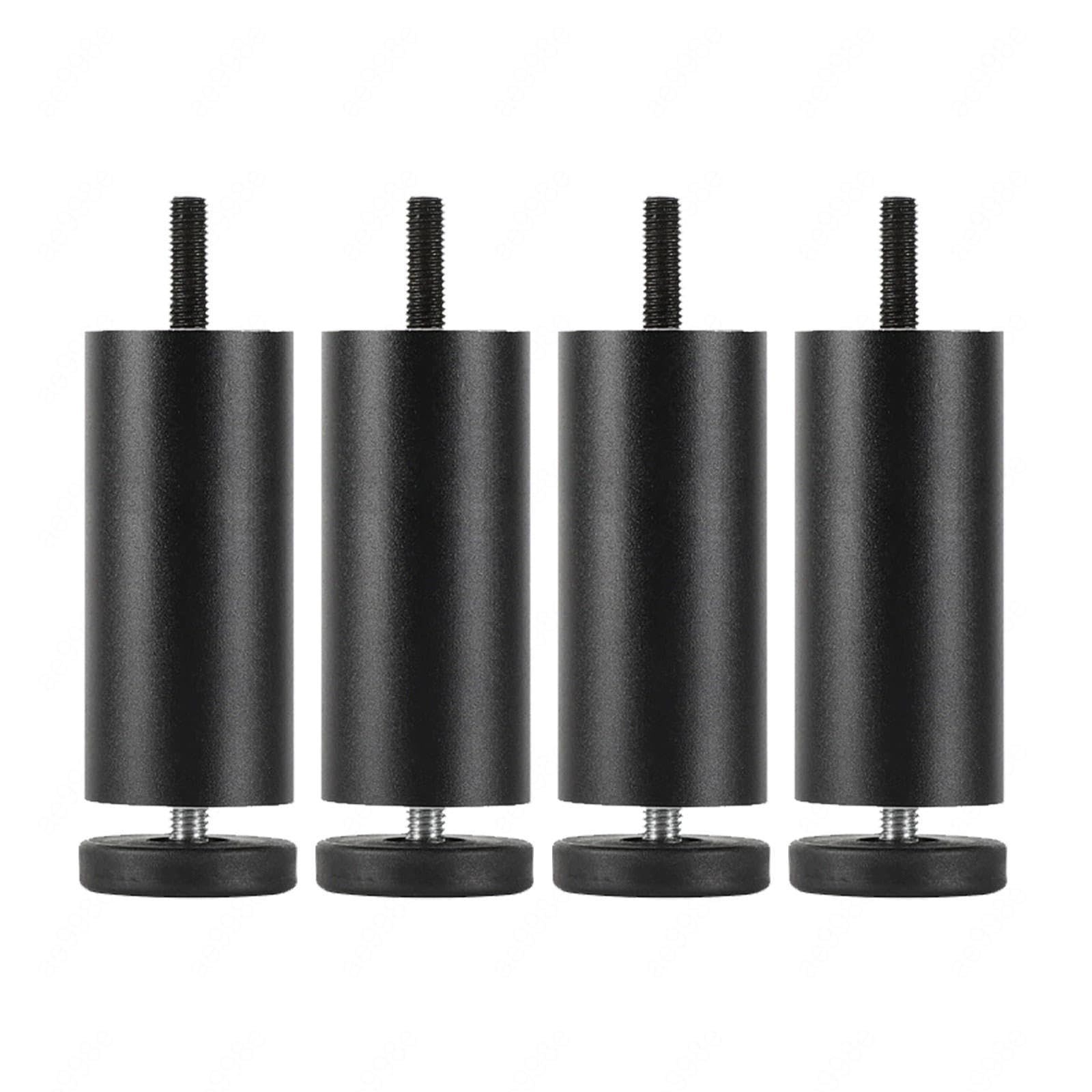 Patas para muebles ajustables de 15cm en color negro ideales para proyectos DIY