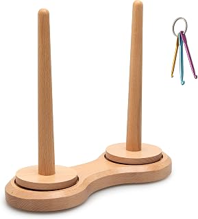 Double Wooden Yarn Skein Holder
