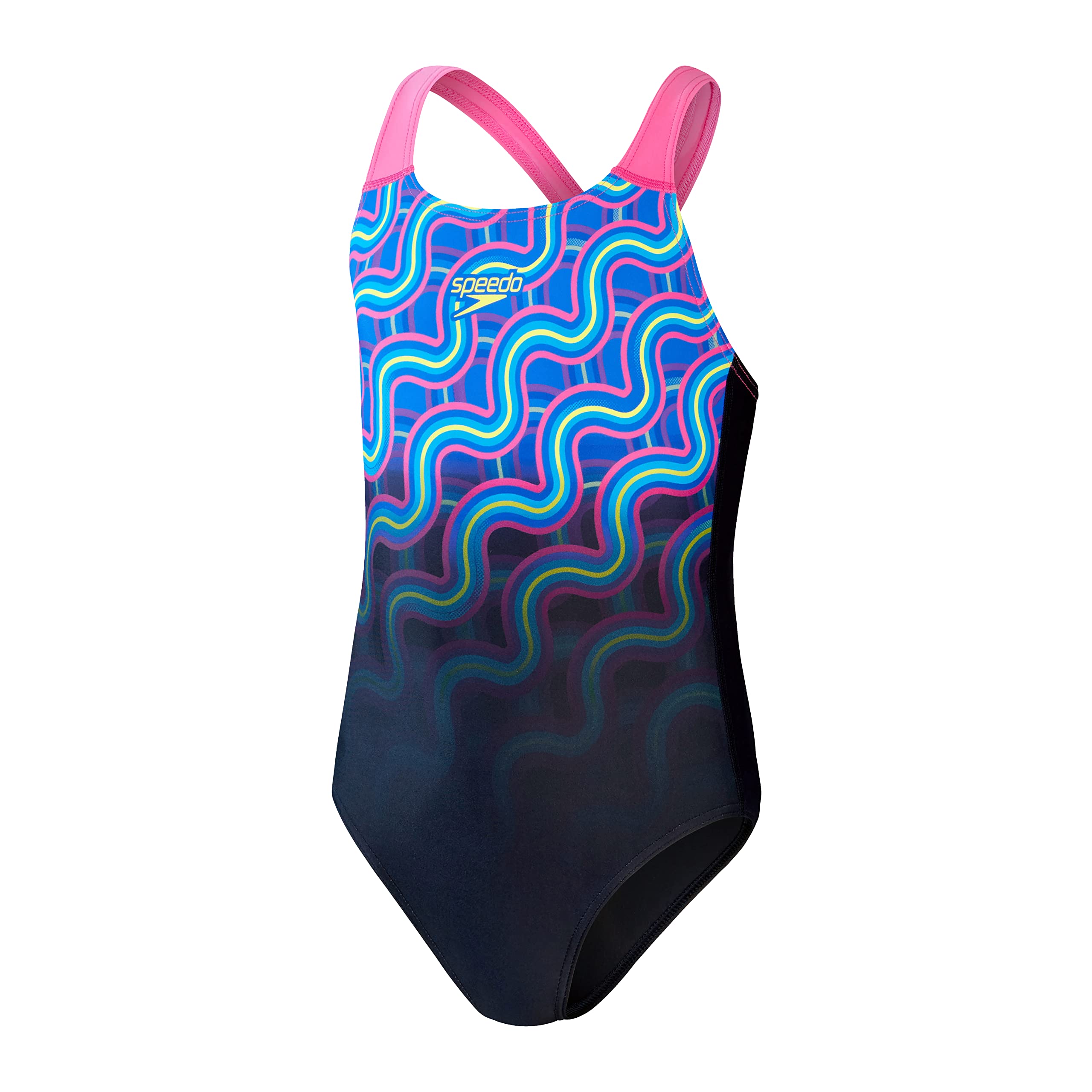 Speedo Speedo Junior Girl'S Digital Placement Splashback Swimsuit | Chlorine Resistant | Printed Design | Swimming Lessons