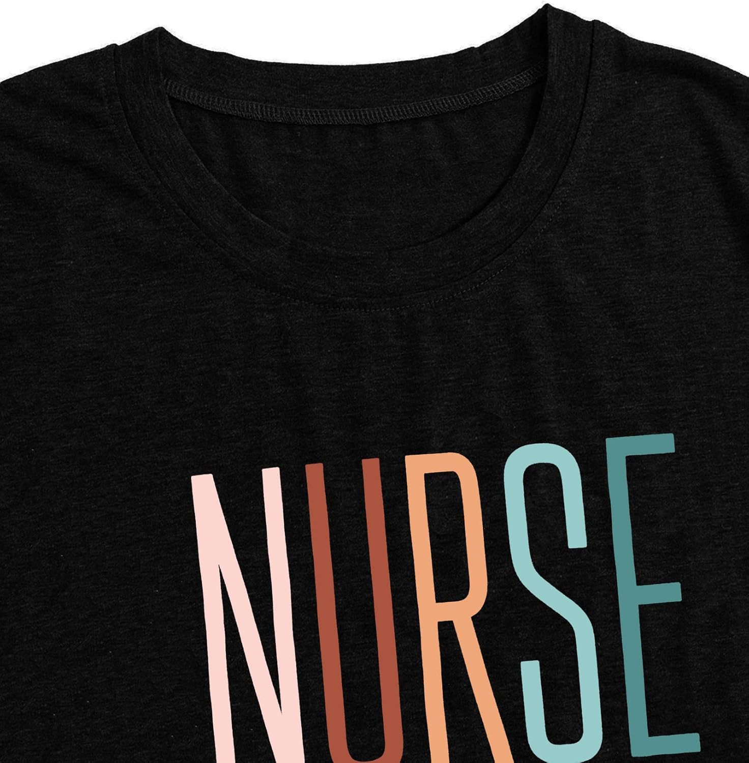 MAIHUN Women Nurse Life Shirt Nurse Letter Print Tee Tops Nurse Day Gifts Shirts Inspirational Short Sleeve - Image 5