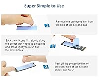 Vista 6 de A ADWITS Paquete de 12 almohadillas de silicona conductoras térmicas, suaves, seguras y fáciles de aplicar para SSD CPU, GPU, LED, chipset