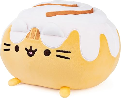 Miniatura 4 de GUND Pusheen Catfé - Rollo de canela Pusheen - Peluche de gato squisheen, 12 pulgadas