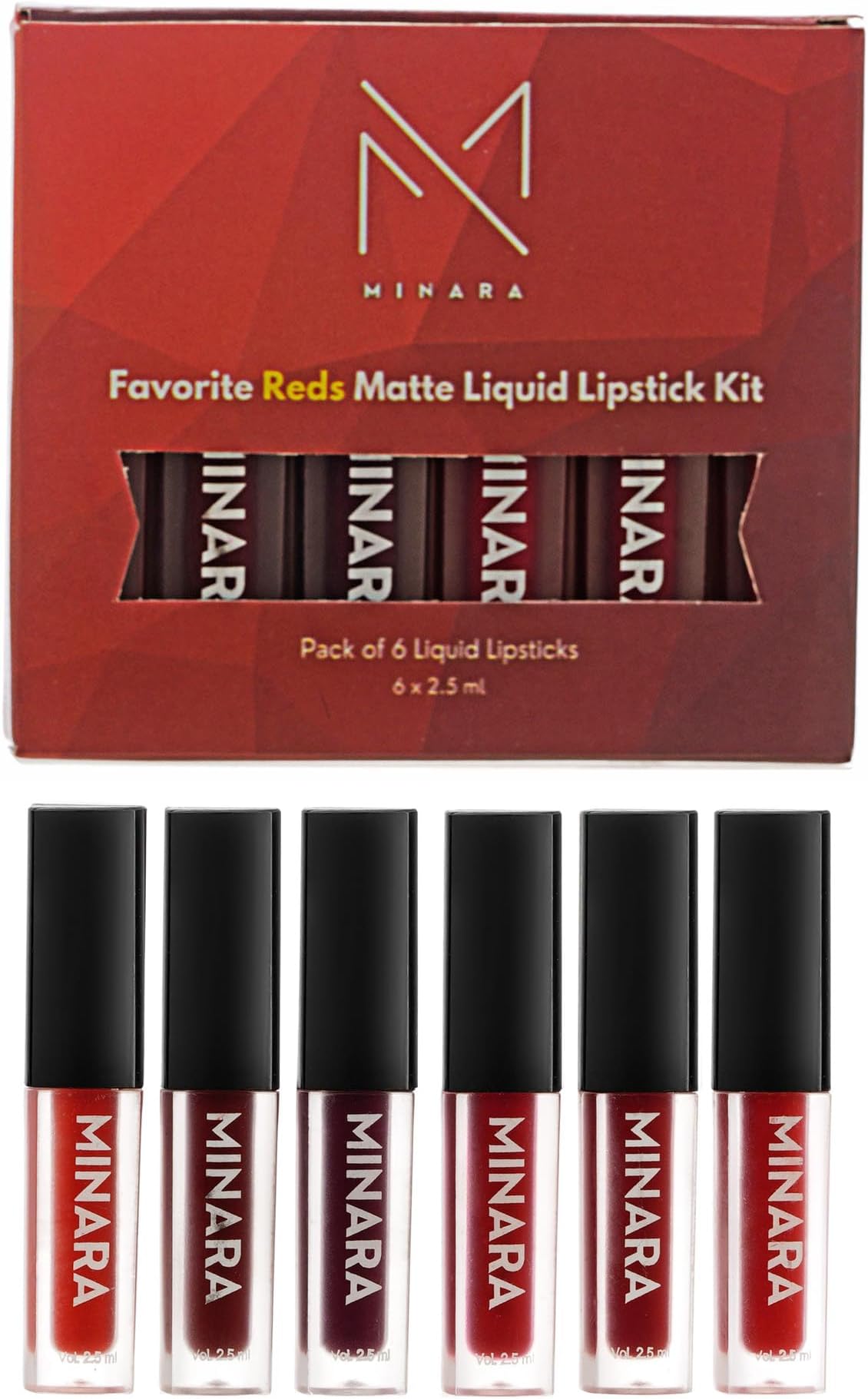 MINARA Liquid Matte Lipstick (Red)