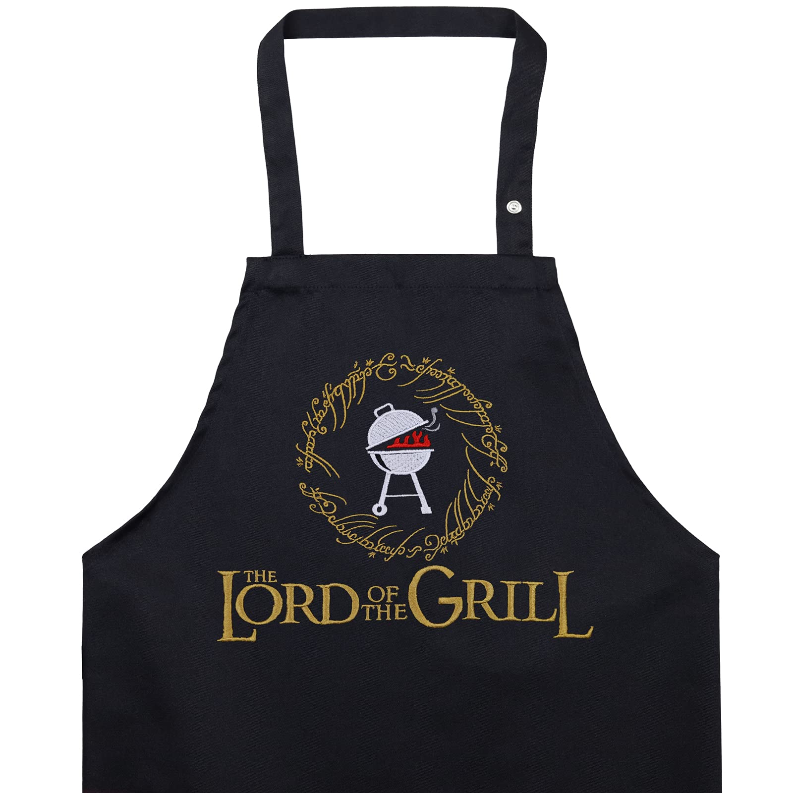 EXPRESS-STICKEREI grembiule cucina uoma con scritta divertente in lingua inglese uoma