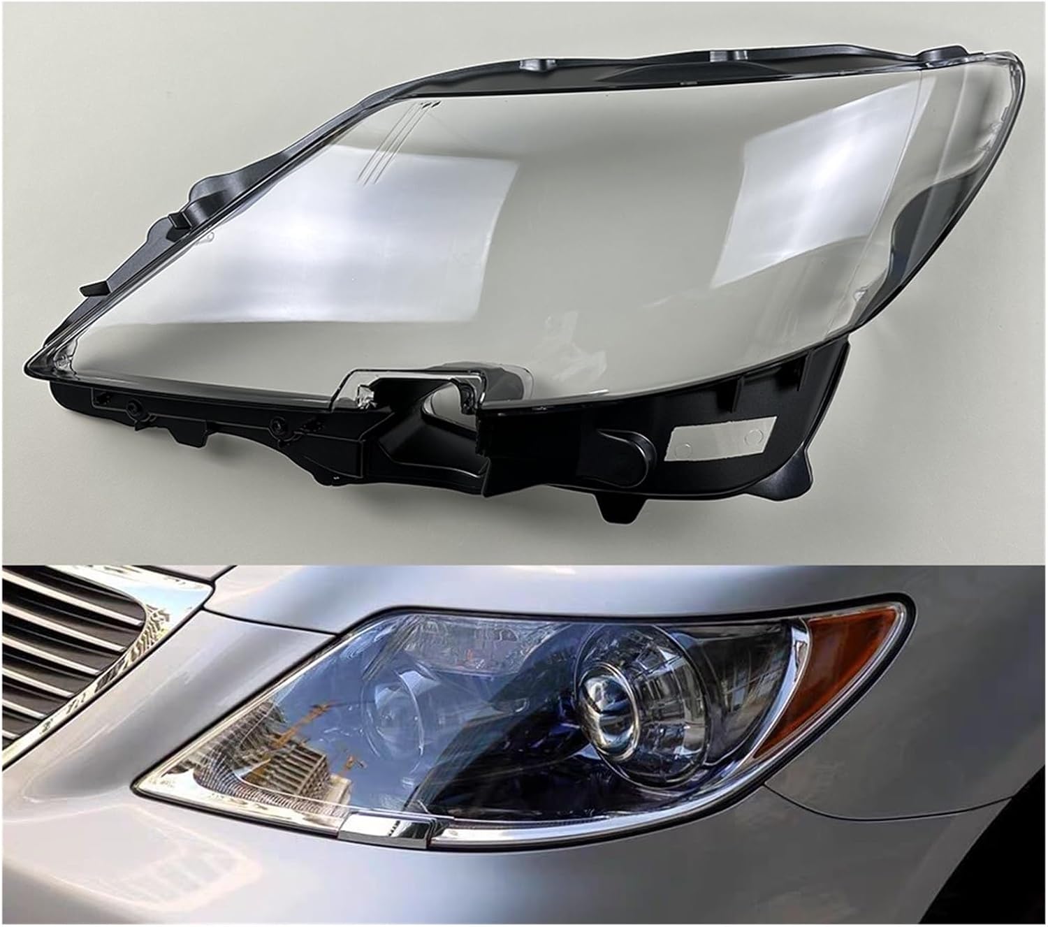 Compatible for Lexus LS LS460 LS600 2006 2007 2008 2009 Headlamp Cover Transparent Lampshade Headlight Shell Lens(Right)