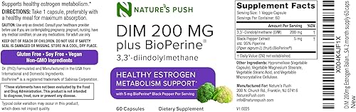 Miniatura 8 de DIM 200 mg equilibrio de estrógeno para mujeres y hombres Diindolilmetano pimienta negra para acné no quístico, equilibrio hormonal, menopausia y