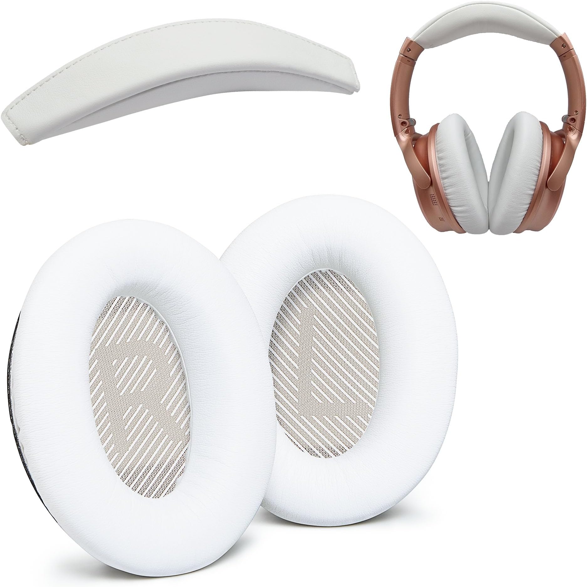 Bandeau De Remplacement Pour Casque Bose QC35/QC35 II/QC45 - En Simili Cuir Noir, Neuf, Marque MMOBIEL