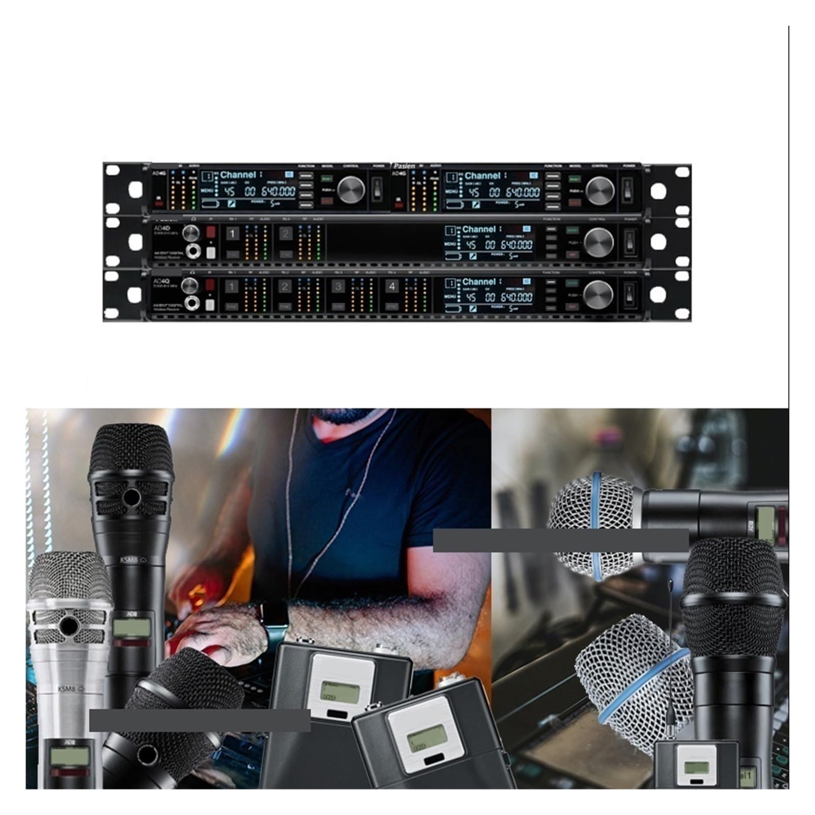 Bezprzewodowy System Mikrofonowy, Sprzęt, UHF, Profesjonalny, Do Występów Scenicznych, Zasięg Długodystansowy