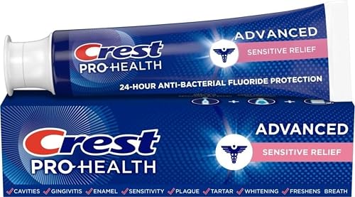 Crest Pro-Health Advanced Sensitive & Enamel Shield Toothpaste, 5.1 Ounce (Pack 