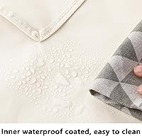 Vista 6 de Windyun 3 bolsas de repuesto para clasificador de ropa sucia hipotenusa, cesta de repuesto extraíble, bolsa organizadora de almacenamiento de Beige