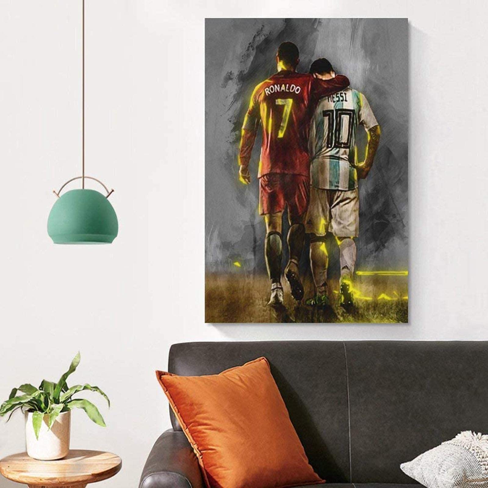 Amazon.co.jp: サッカー選手スターポスターライオネルメッシ