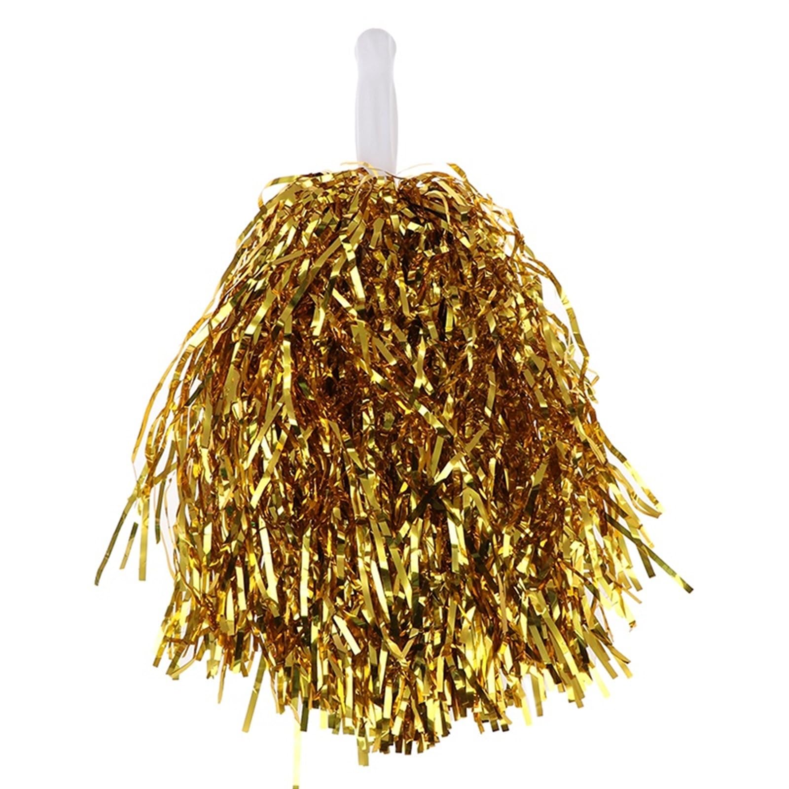 Cheerleader Pom Poms 1PC Cheer Dance Sport Competition Cheerleading Pom Poms for Football Basketball Match Pompon(Yellow)