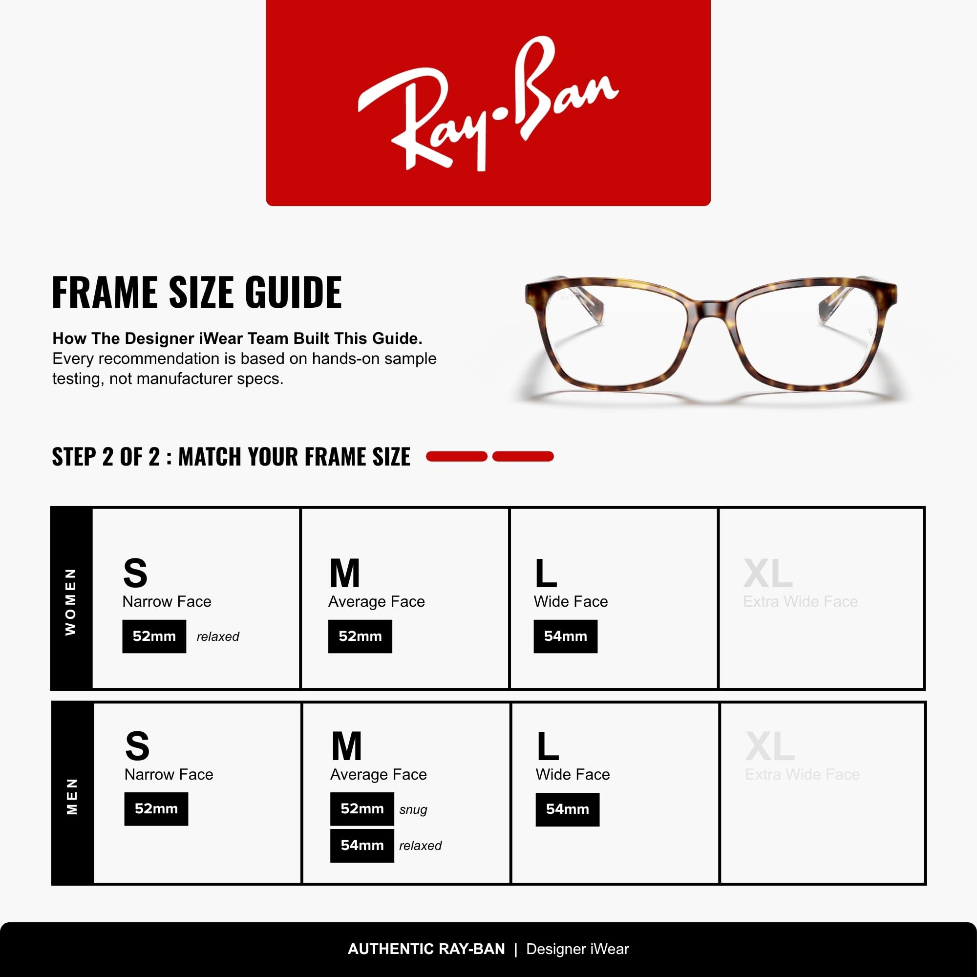 Ray-Ban Damskie oprawki okularów 0RX5362, brązowe (Top Havana On Transparente), 52