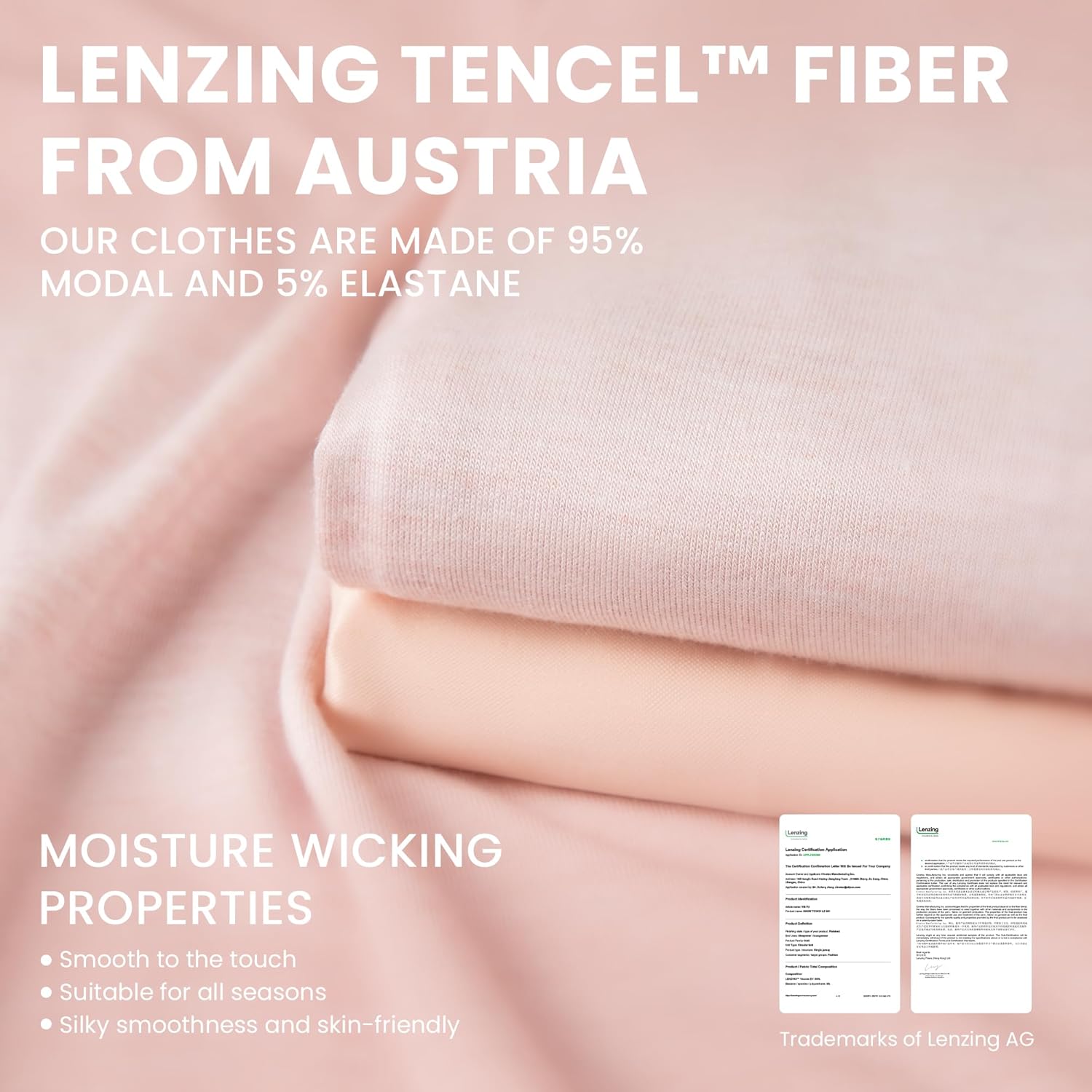 Women's Pajamas Set 2 Piece Womens Long Sleeve Pajama Sets Tencel Rayon Cotton Pj Sets for Women S-2XL - Image 5