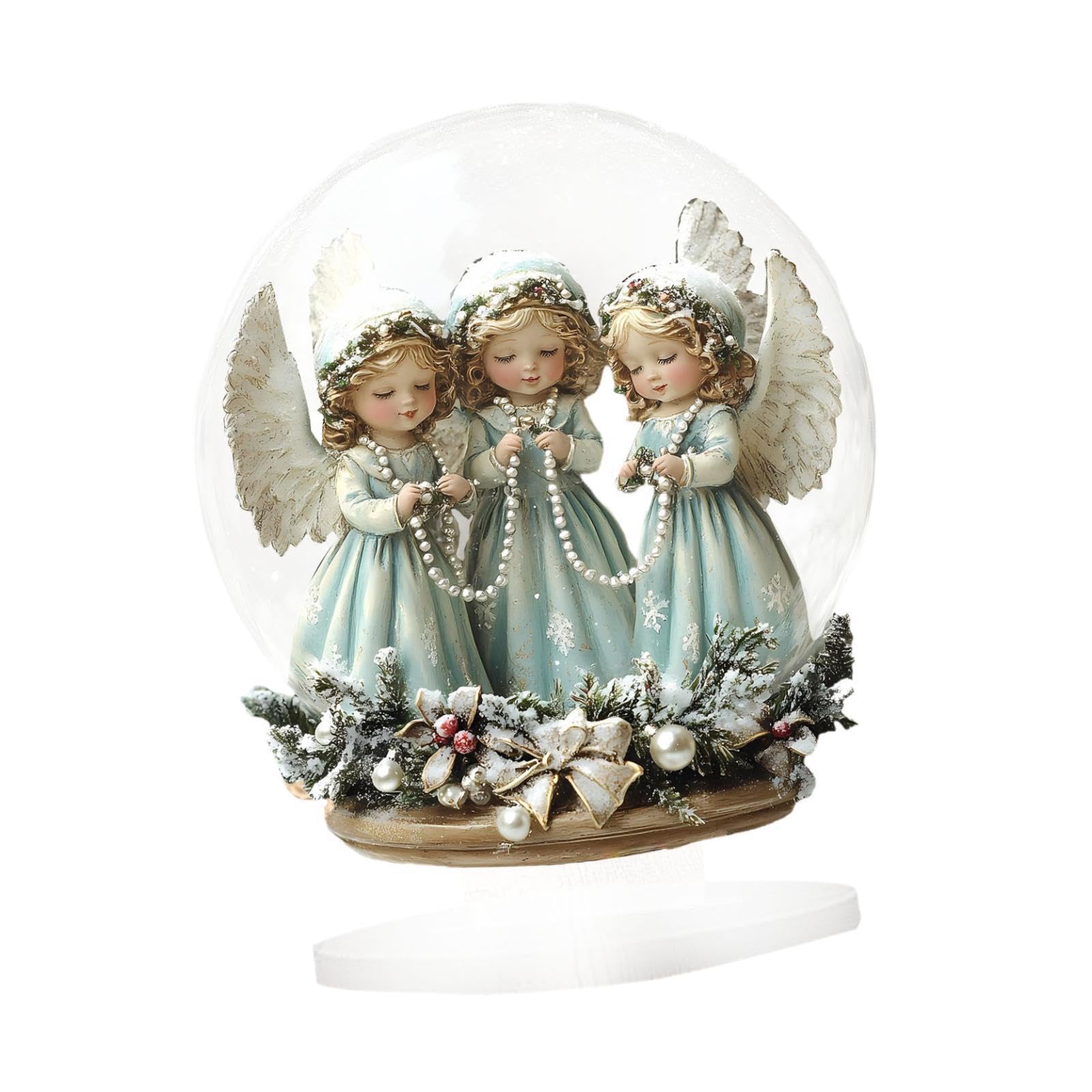 Zambuph Unique Angel Figurine Sculpture Praying Angel Ornament Delicate Sculpture Capturing Tranquility For Study Space Decorative Statue Figurine for