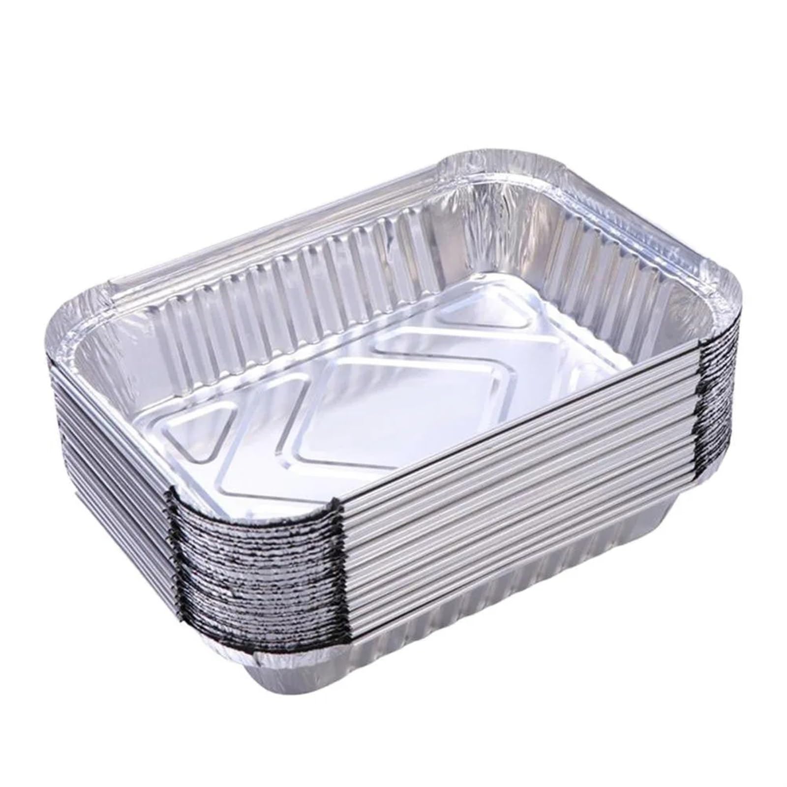 Jednorazowe naczynia kuchenne 50 szt. Taca ociekowa do grilla Folia aluminiowa Smar Grill gotowania Pieczenie(700ML)