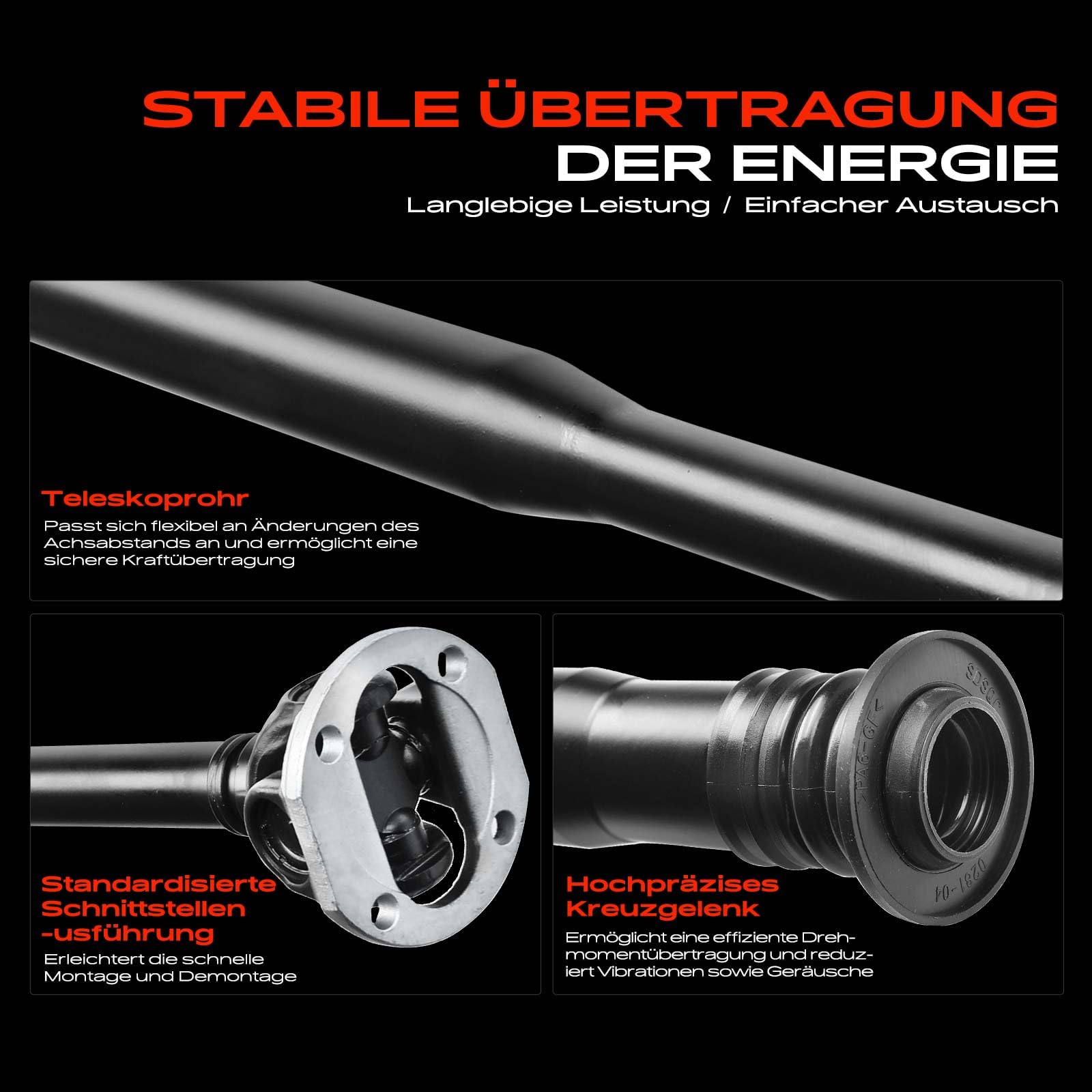 Kardanwelle Gelenkwelle Vorne für E-Klasse W212 GLK-Klasse X204 S-Klasse W221 Allrad (AWD) 2008-2015 A2044106901