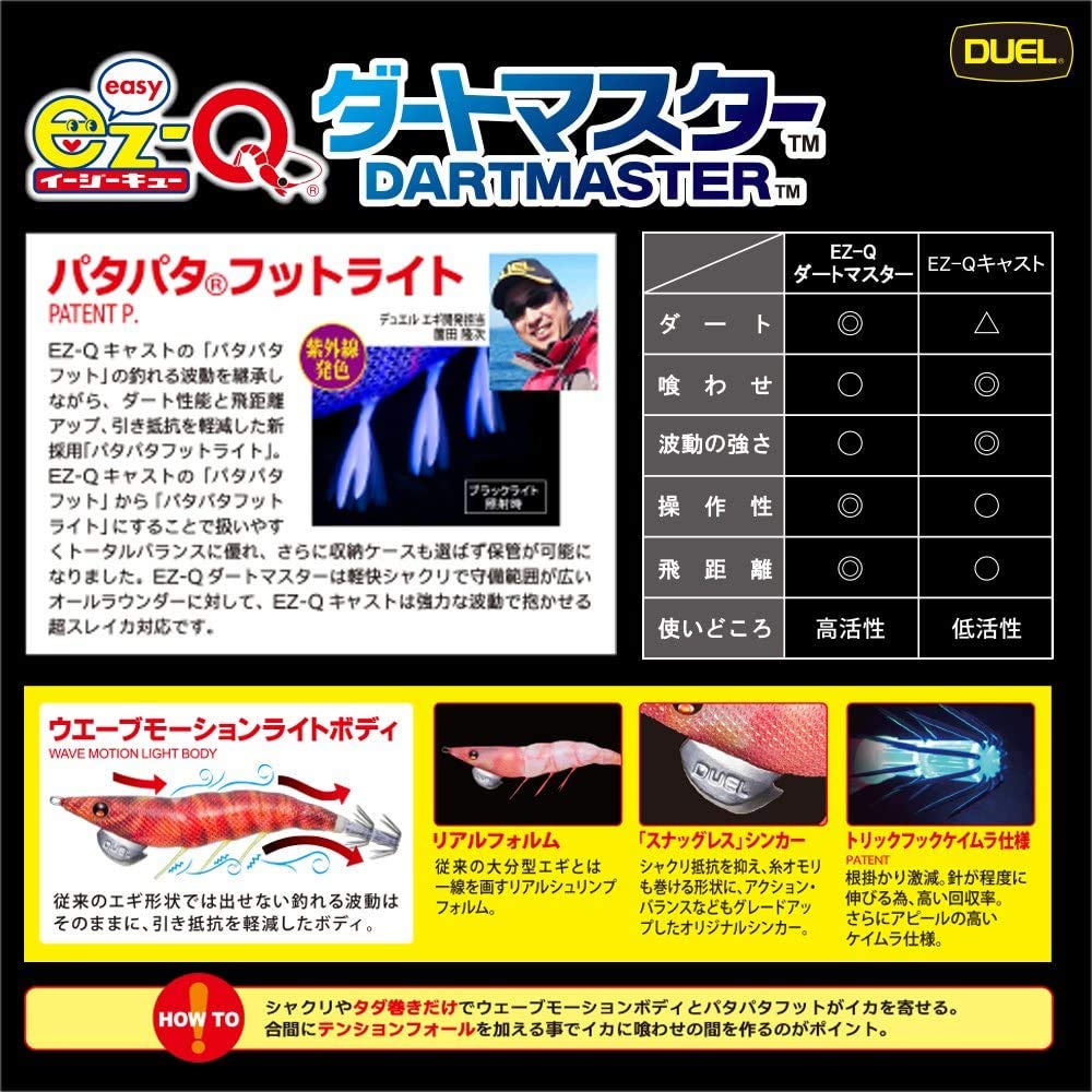 Amazon | DUEL(デュエル) エギセット イージーQ ダートマスター