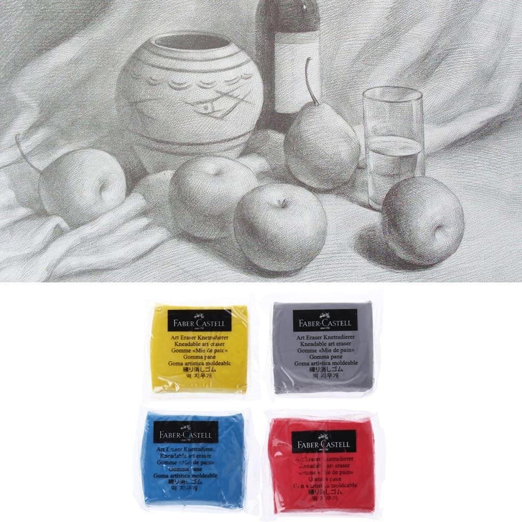 Gommes Mie De Pain 18 Pièces - Malléables, Multicolores, Pour Artistes, Enfants, Dessin, Effaçage Fusain/crayon