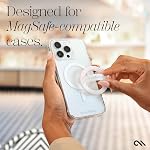 Case-Mate Soap Bubble Magnetic Phone Loop Grip - MagSafe Holder -Iridescent | Detachable Phone Holder for Hand - Soft Collapsible MagSafe Grip for Back of Phone for iPhone 17 Pro Max/16/15/14/13/Pixel 10