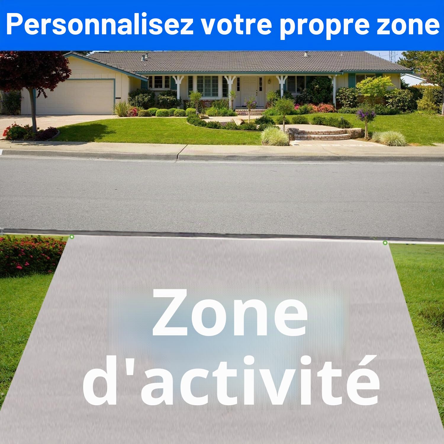 Sonnette vidéo sans fil avec carillon, caméra de sécurité 2K HD sans abonnement, détection de mouvement PIR, vision nocturne, audio bidirectionnel, alimentation par batterie, carte SD/stockage dans le