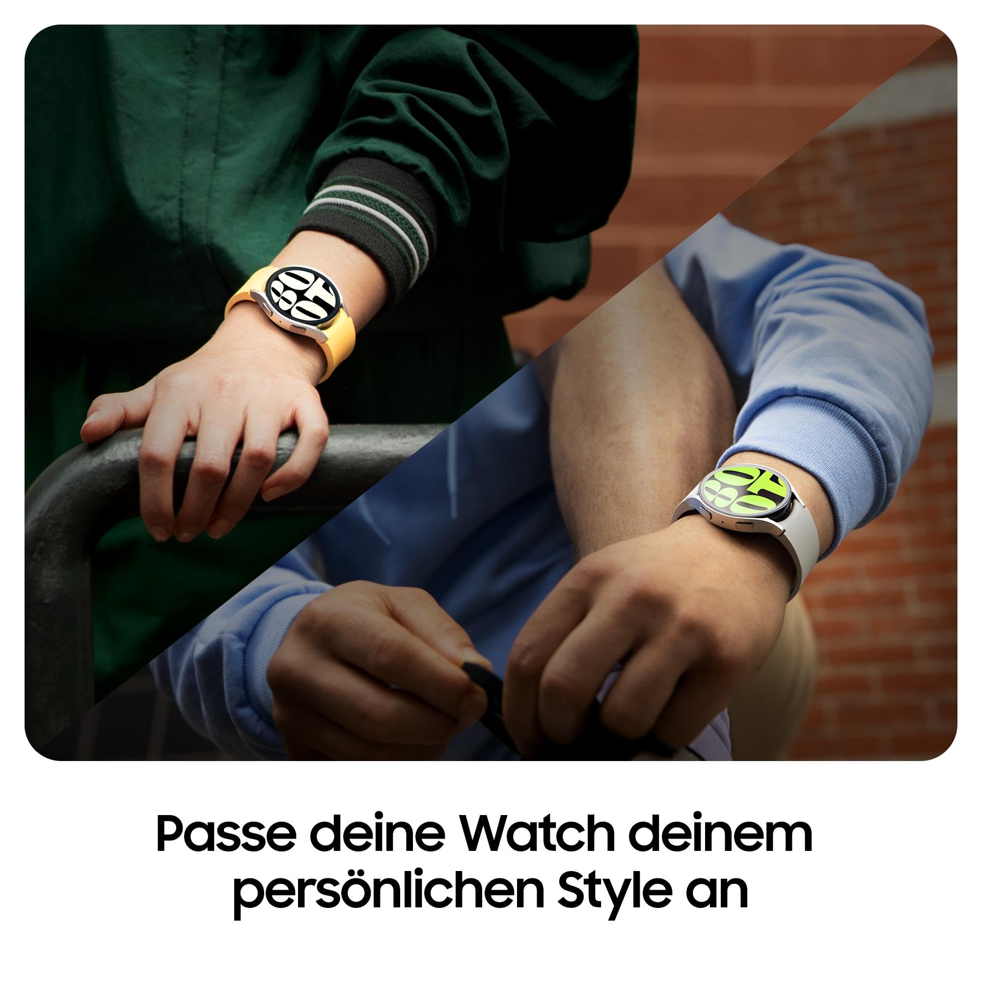Samsung Galaxy Watch6 Smartwatch, Gesundheitsfunktionen, Fitness Tracker, LTE Smartwatch, 40 mm, Graphit, Inkl. 36 Monate Herstellergarantie [Exklusiv bei Amazon]