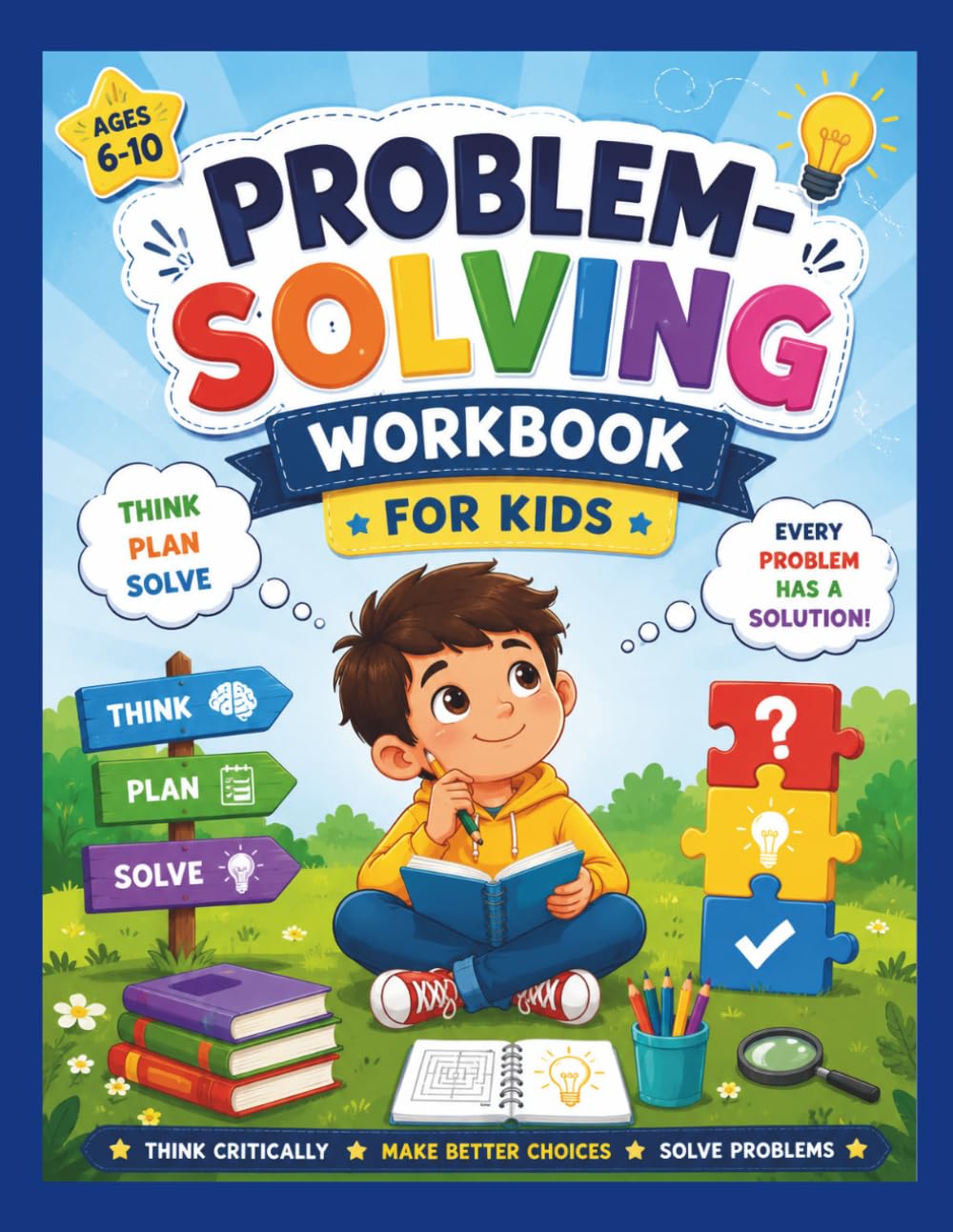Problem-Solving Workbook for Kids