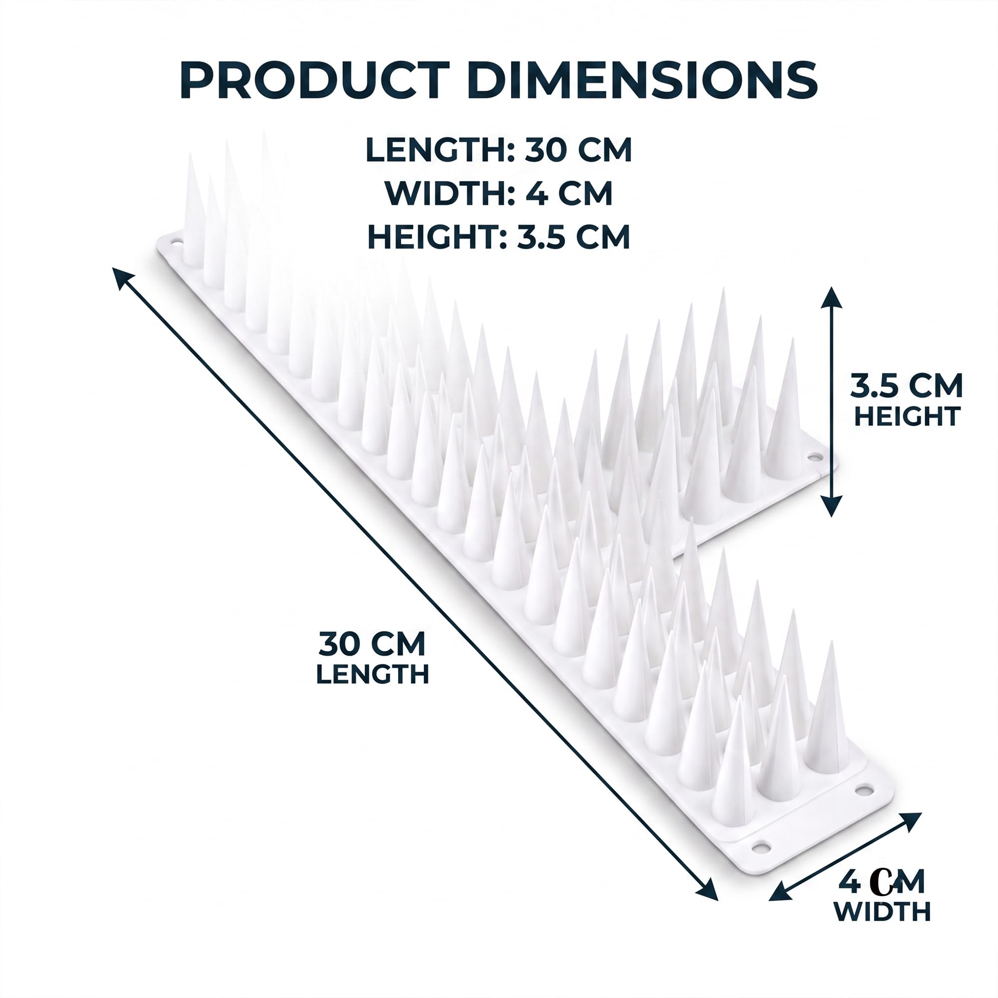 Bird Spikes - Pigeon Control for Balcony & Railing -3