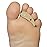 Steins Hammer Toe Crest Cushion and Buttress Pad Reduces Pressure from Calluses and Hammer Toes, Small Left, Beige, 3 Count