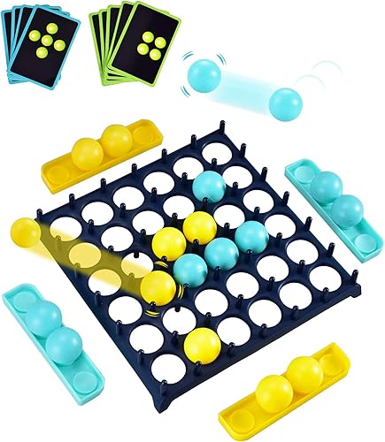 Bounce Ball Game, Bounce Ball Party Game and Jumping Ball Tabletop Game Toys Desktop Activate Bouncing Ball for Family Adults and Kids, Creative