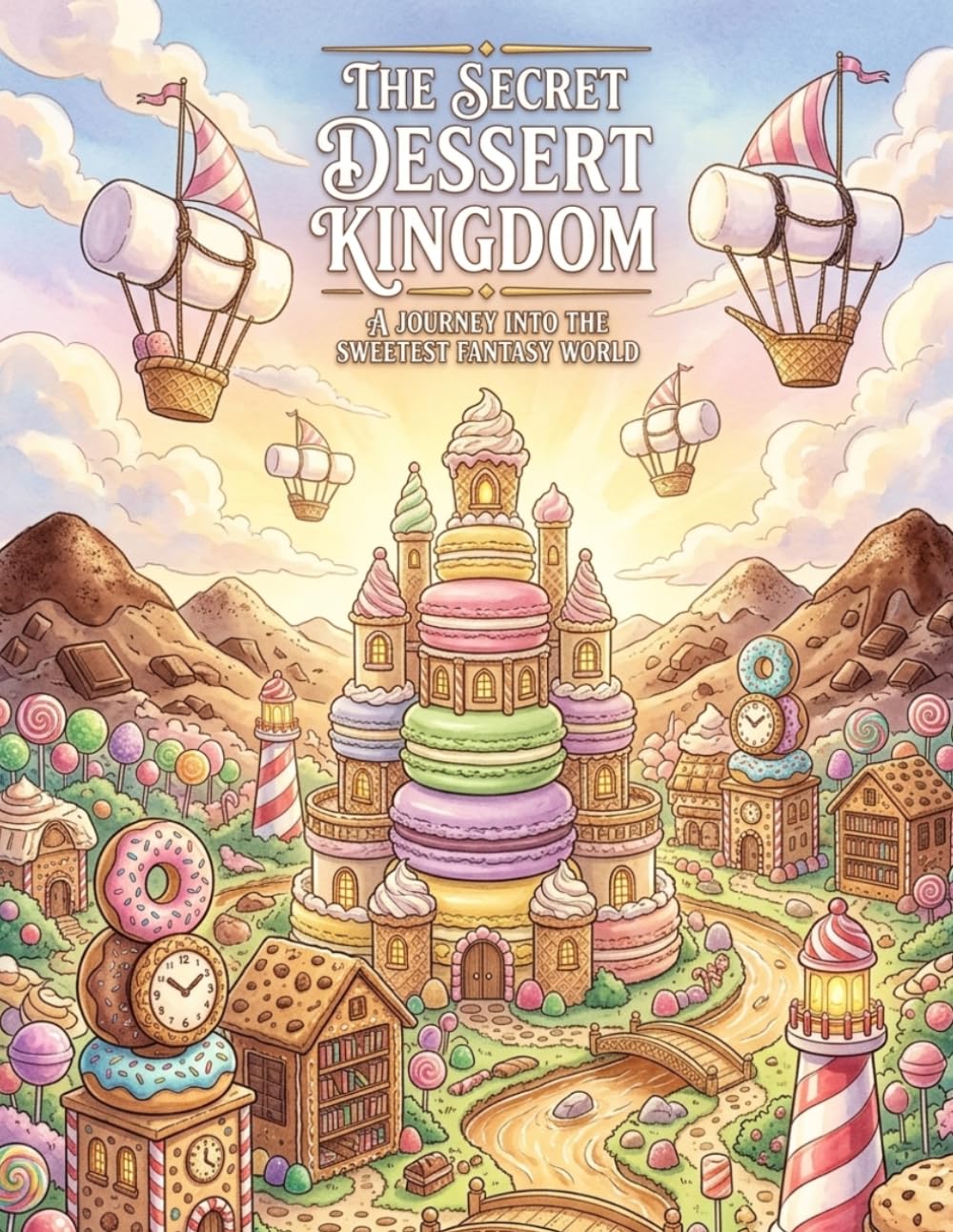 The Secret Dessert Kingdom: A Cozy Fantasy Coloring Adventure Through Hidden Castles, Candy Forests, and Magical Sweet Lands