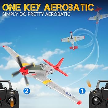 P51D RC飛行機ラジコンマスタング航空機 XPilot 安定化システム付き Volantex-マスタングrc飛行機,ブラシレスモーター,ワンクリック