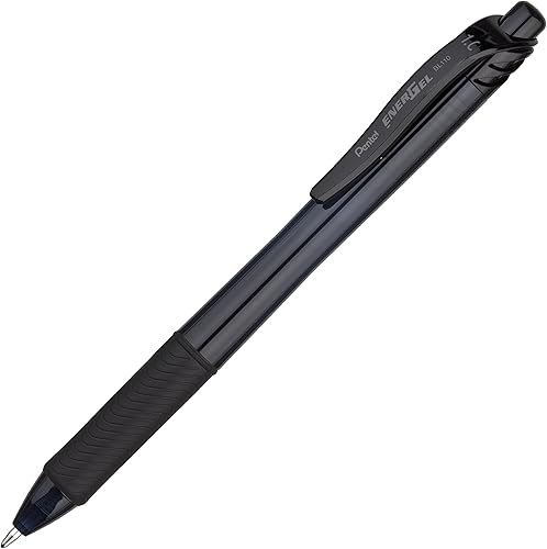 Miniatura 8 de Pentel EnerGel-X Bolígrafo de gel retráctil 0028in Med Line tinta negra 72 unidades BL107PC72A