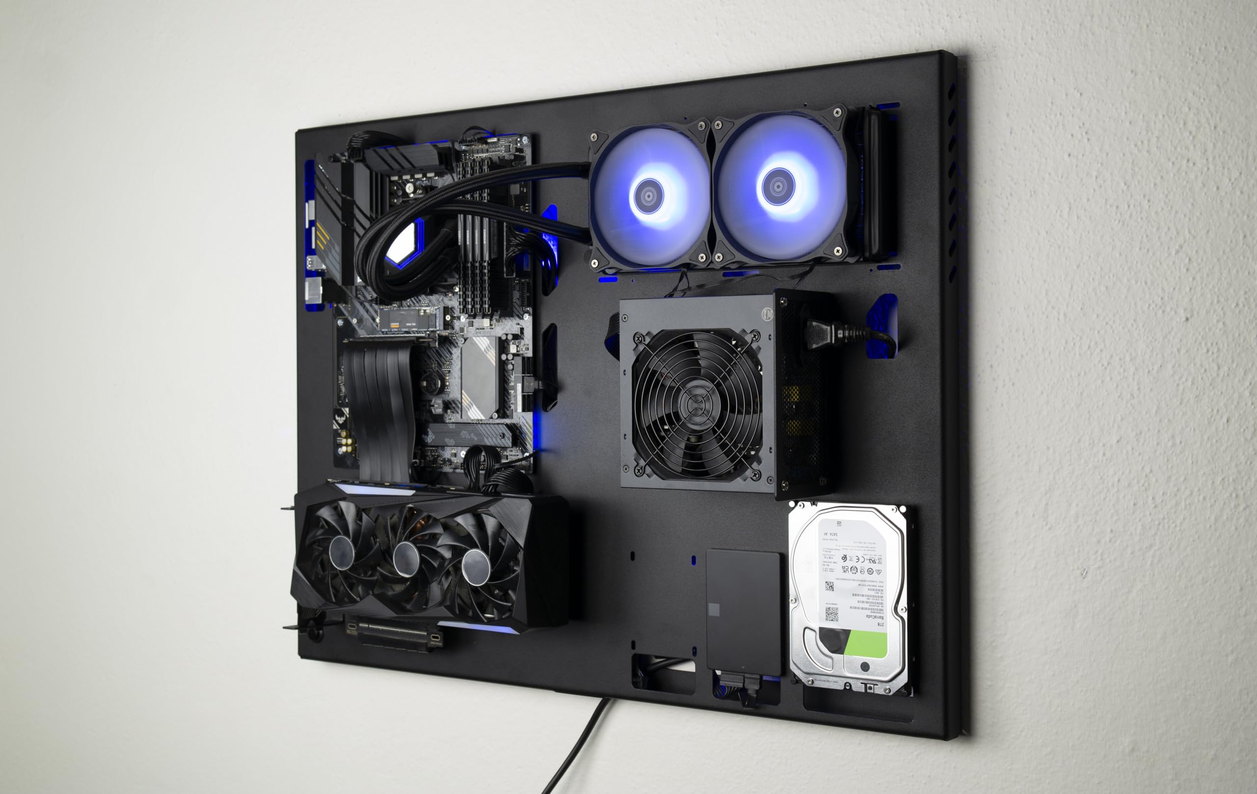 ABK Design, custodia per pc da parete, custodia per pc da gioco