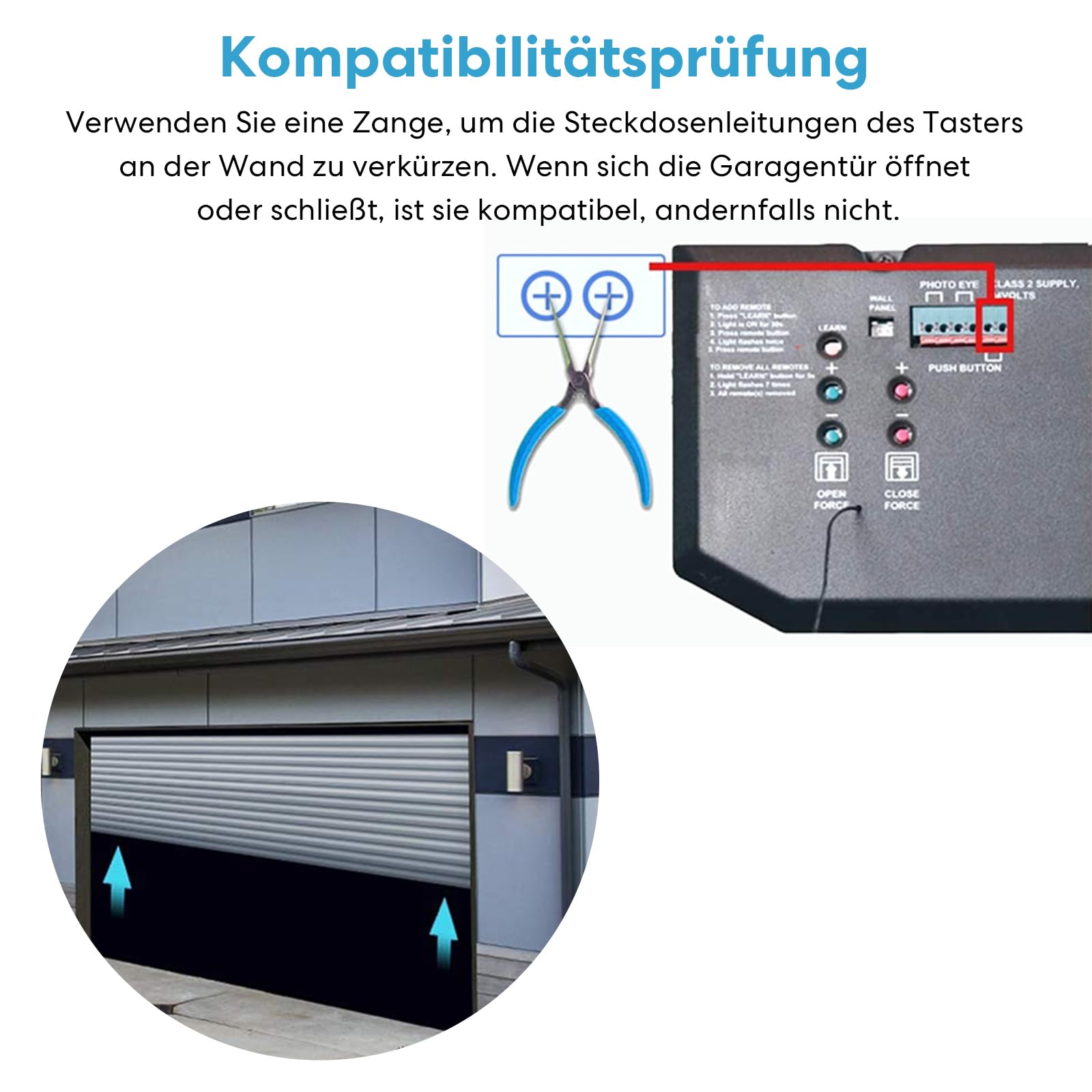 LoraTap ZigBee Smart Garagentorsteuerung | Integriertes Reed-Sensor-Relaismodul | USB 5V/DC 12-24V | Tuya App/Alexa Kompatibel | 15-Minuten-Installation