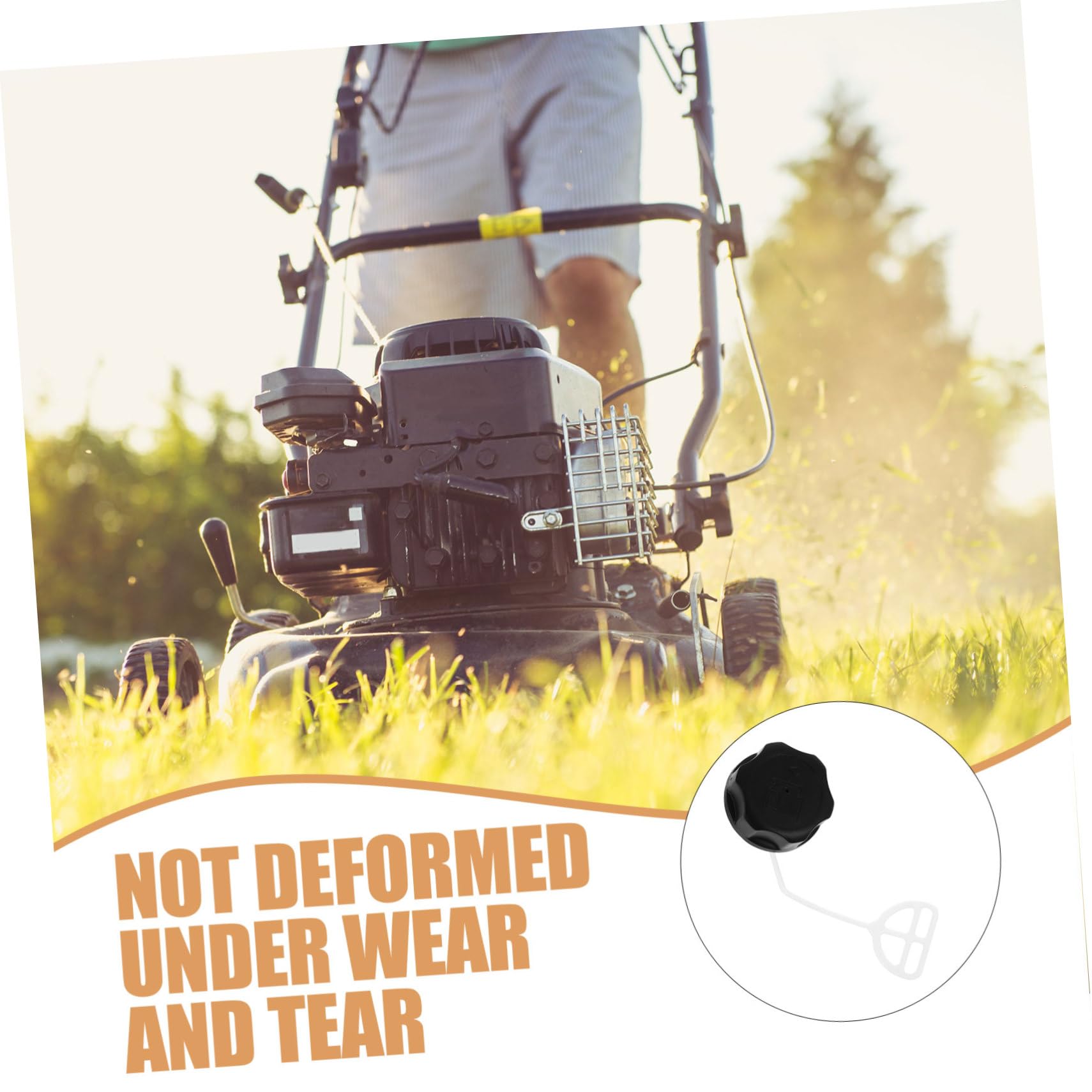 Balacoo 2sets Cap Cap Replacement for Chainsaw Gas Cover for Outdoor Oil Lawn Mower Grass Trimmer Part 4pcs*2