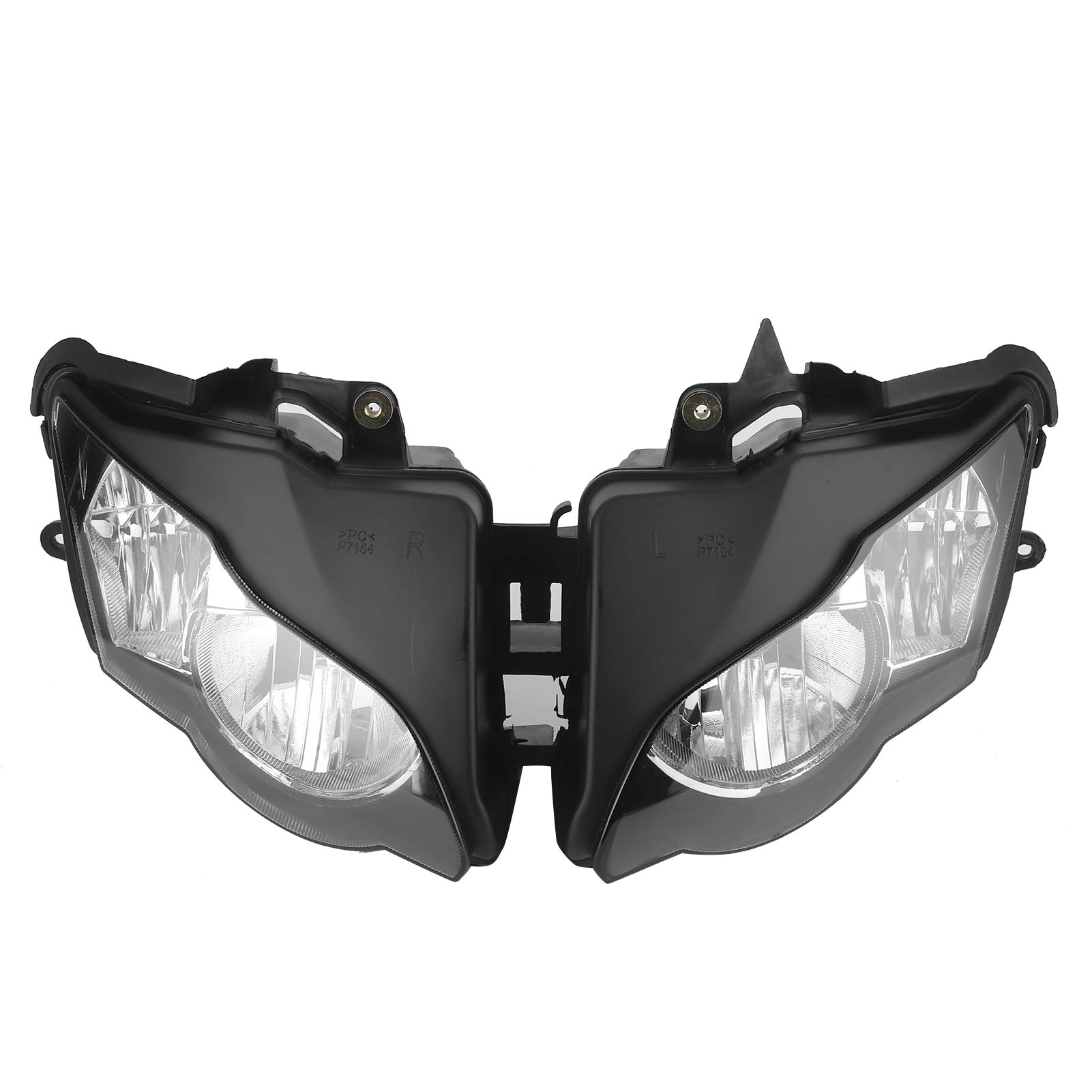 Alloggiamento Faro Moto Standard Originale con Lente Trasparente, Sostituto Ideale Fai da Te per CBR 1000RR 2008‑2011, Design Elegante per i Guidatori Notturni, Alloggiamento in ABS Nero