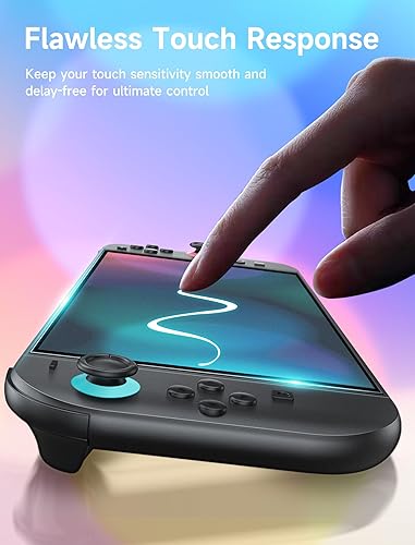 Miniatura 7 de JSAUX 2-Pack Anti-Glare Screen Protector for Nintendo Switch 2, Matte Tempered Glass Protector Easy to Install with Guiding Frame 9H Hardness