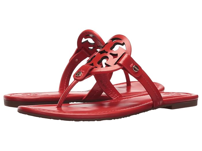 tory burch red flip flops