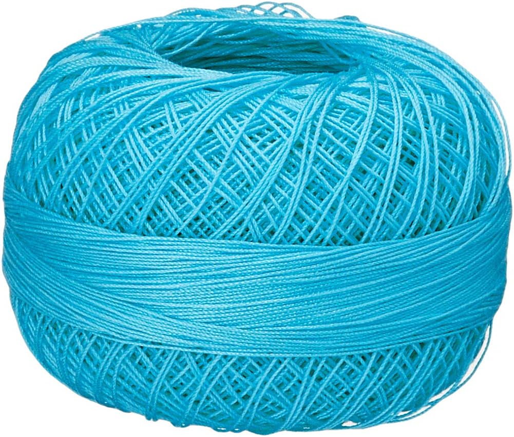 Size 80 HH80658 HH80 Cotton Thread 184 Yds 10 Grams, Ocean Turquoise Lt.