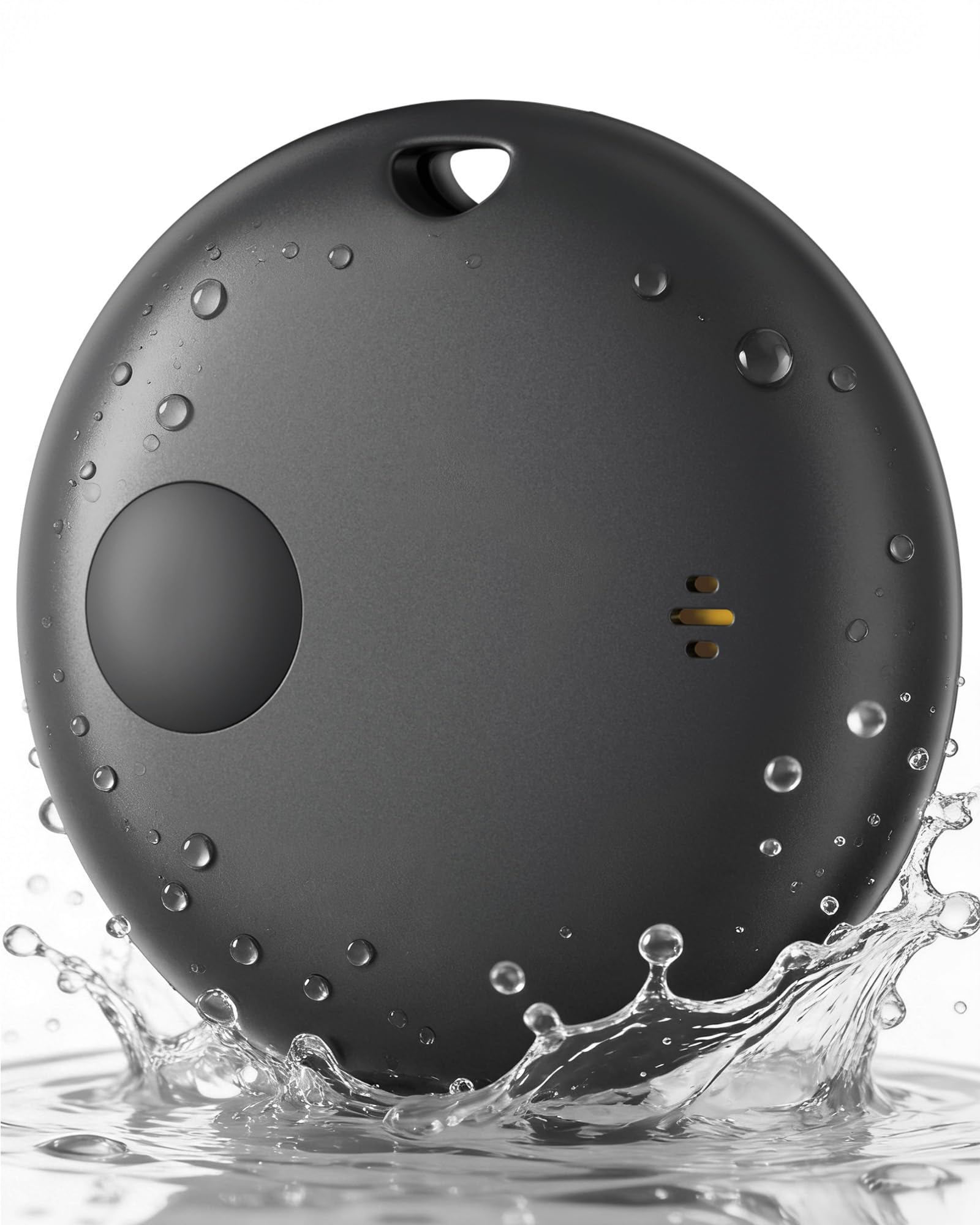 KUKIHO Tracker Tag 1er-Pack – Smart Key Finder kompatibel mit Apple, iOS (Bluetooth), Wasserfest IP67, Austauschbare Batterie, geeignet für Gepäck, Koffer, Taschen, Brieftaschen (Schwarz)