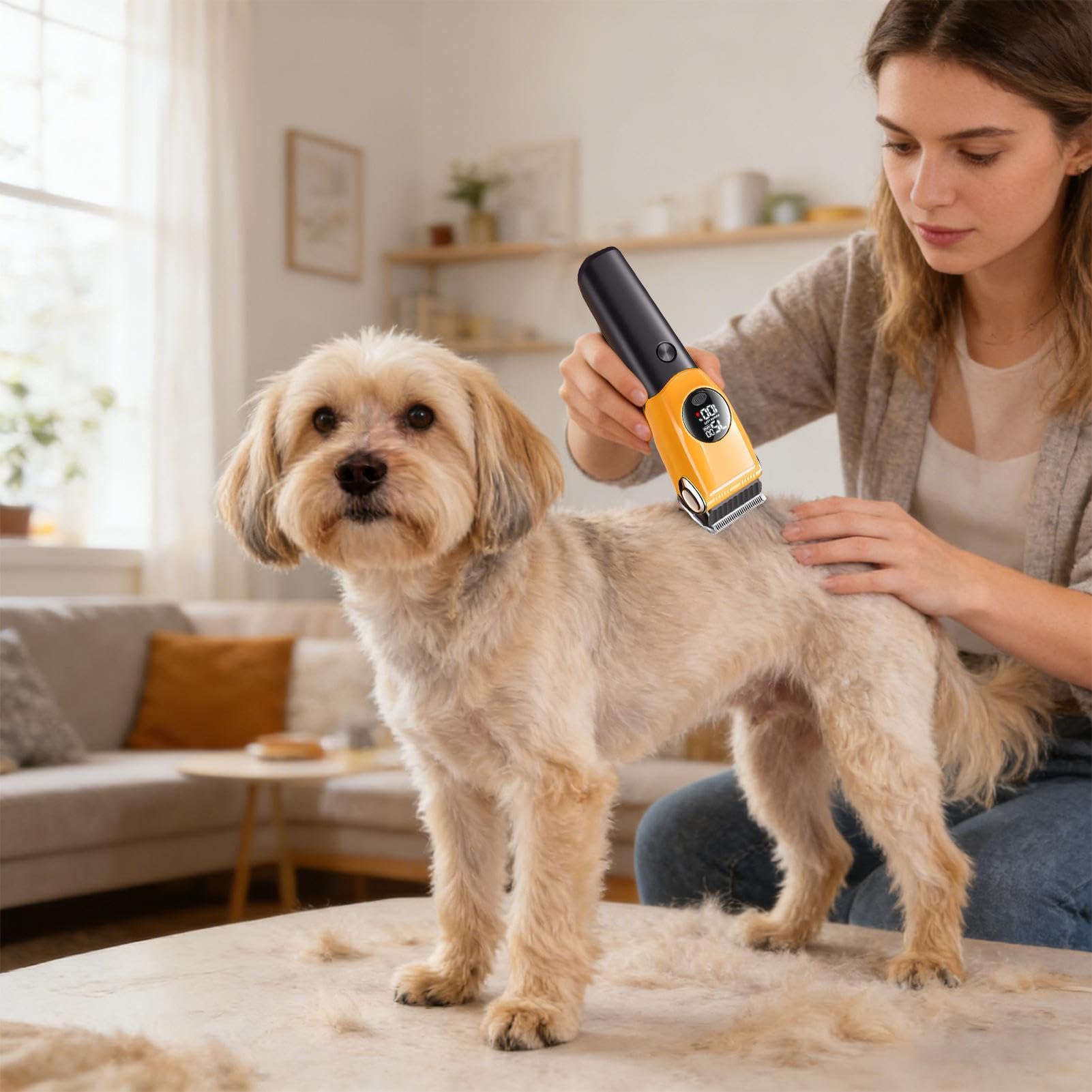 Tosatrici per Cani Tagliacapelli Senza Filo a 3 Velocità