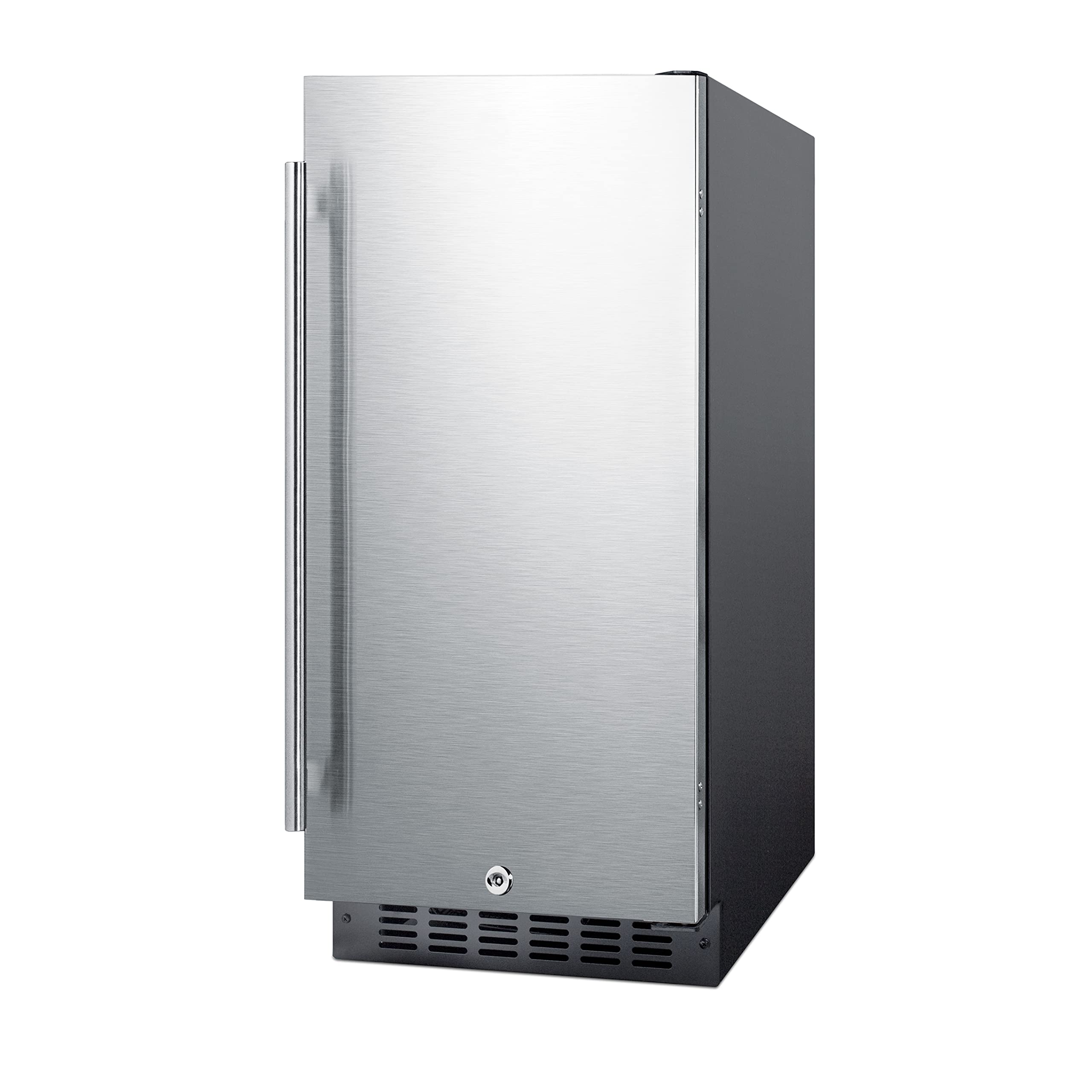 Summit Appliance ALR15BSS 2.5 cu ft Compact Fridge Stainless Steel