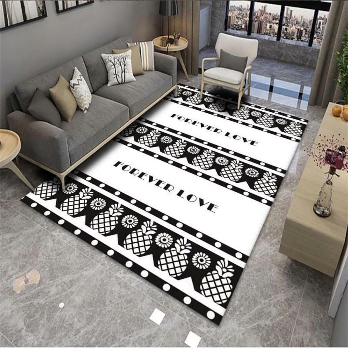 Tapis bureau isolation phonique contre bruits pas tapis noir 120x170