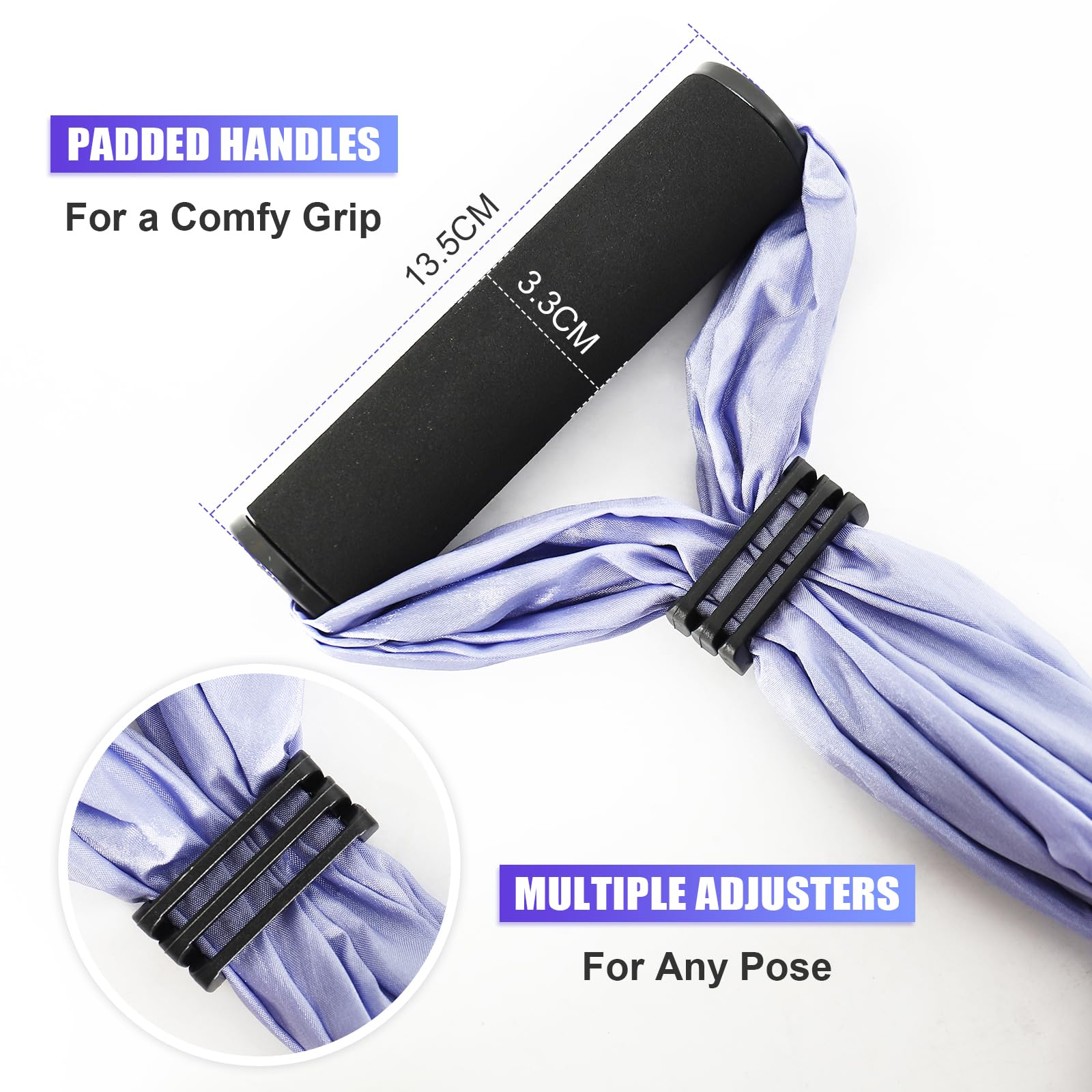 Hamaca de Yoga Aéreo Kits, Trapecio Antigravedad para Ejercicios, Estiramiento para Yoga, Adecuado para Yoga Y Gimnasia