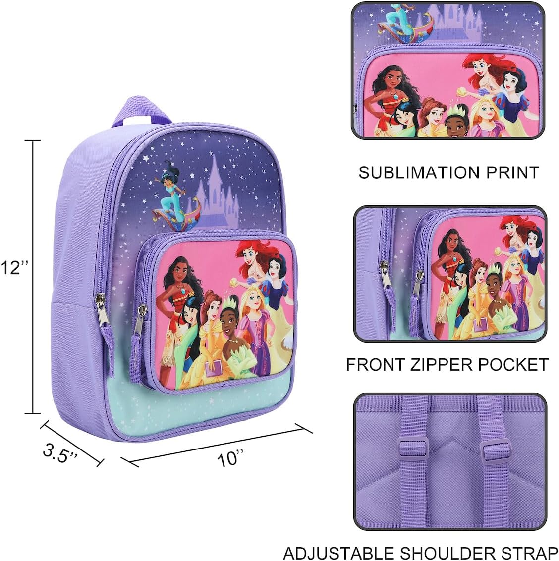 Bioworld - Brandclub - Disney Princess Characters & Castle 2-Pack