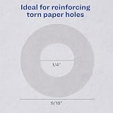 Avery 05722 Reinforcements, Roll Dispnsr,1/4-Inch Diameter, 1000/PK, Clear – view 4