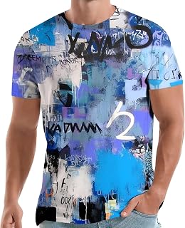 Camiseta de gran tamaño Y2K Streetwear Camiseta de verano Hombres Algodón Camiseta Deportiva Camiseta Hombre Verano Manga Corta Básica Cuello Redondo Camiseta Tie-Dye Estampado Camiseta